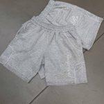 Custom 100% Cotton Fleece Shorts | Embroidery Front + Back | Piping Detail | Bulk Streetwear Manufacturer