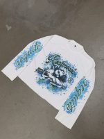 Custom Thermal Long Sleeve T-Shirt | DTG Print Front + Arms | 100% Thermal Fabric | Bulk Manufacturer - Image 11