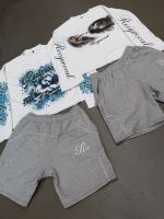 Custom 100% Cotton Fleece Shorts | Embroidery Front + Back | Piping Detail | Bulk Streetwear Manufacturer - Image 5