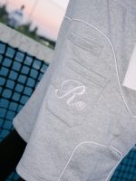 Custom 100% Cotton Fleece Shorts | Embroidery Front + Back | Piping Detail | Bulk Streetwear Manufacturer - Image 2