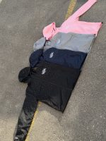 Custom Waterproof Windbreaker Tracksuit | Polyester Memory Fabric | Rhinestone + Embroidery | Bulk Manufacturer - Image 6