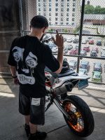 Custom 100% Cotton Rhinestone T-Shirt | Screen Print + Rhinestone Logo | Bulk Streetwear Manufacturer - Image 6