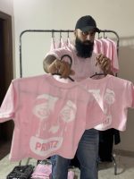 Custom 100% Cotton Rhinestone T-Shirt | Screen Print + Rhinestone Logo | Bulk Streetwear Manufacturer - Image 4
